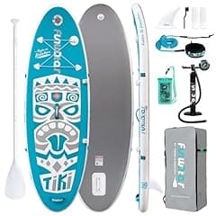 FunWater 8' Inflatable Stand Up Paddle Board Set