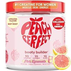 Peach Perfect Creatine Pink Lemonade Powder