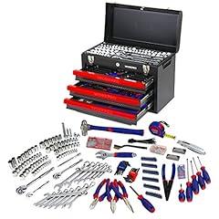WORKPRO Mechanics Tool Set with Metal Box