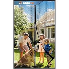 Mesh Screen Door with Magnetic Closure