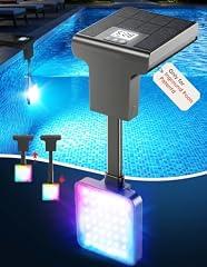 LightHacker Solar Pool Lights with Thermometer