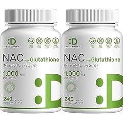 NAC & Glutathione Supplement 1,000mg, 480 Count