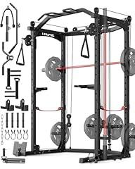 GarveeLife Power Cage with Cable Crossover System