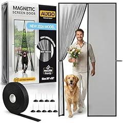 AUGO Magnetic Screen Door - Self Sealing Mesh