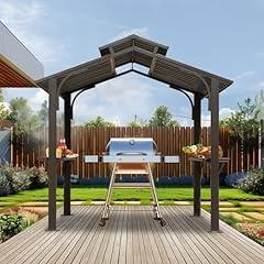 Domi Outdoor Living Hardtop Grill Gazebo 8x5FT