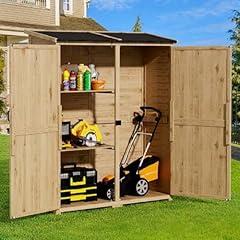 Gizoon Outdoor Wooden Storage Cabinet