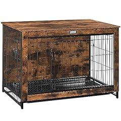 HOOBRO Dog Crate Furniture, Rustic Brown