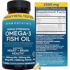 Triple Strength Omega 3 Fish Oil Supplement