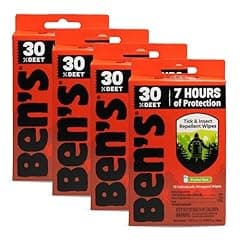 Ben's Tick & Insect Repellent Wipes - 30% DEET