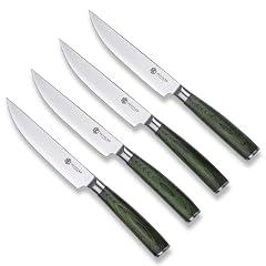 HexClad Damascus Steak Knife Set