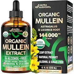 Mullein Drops for Lungs - Organic Liquid