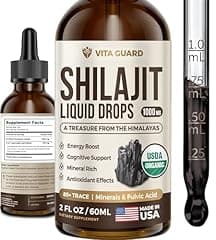 Vita Guard Pure Himalayan Shilajit Liquid 1000mg