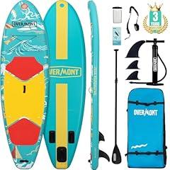 Overmont Inflatable Paddle Board 10’6’’ with Accessories
