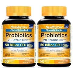 NewRhythm Probiotics 50 Billion CFU 20 Strains