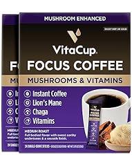 VitaCup Focus Mushroom Coffee Instant Packets