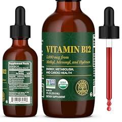 Global Healing Center Vitamin B12 Sublingual Liquid 5000 mcg