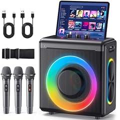 Karaoke Machine with Wireless Microphones