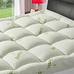 Bamboo Queen Mattress Topper for Back Pain