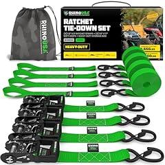 Rhino USA Heavy Duty Ratchet Straps Kit