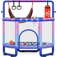 Yohood 55" Kids Trampoline with Enclosure