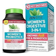 Zenwise Health Women's 3-in-1 Probiotic Supplement