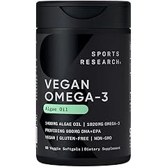 Sports Research Vegan Omega-3 Algae Oil Softgels