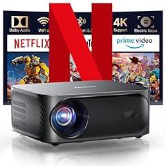 iSinbox Outdoor Projector with Wifi 6 and Bluetooth