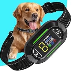 CANDYDOG Rechargeable Waterproof Bark Collar for Dogs