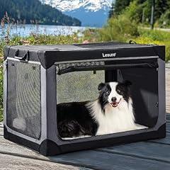 Lesure Soft Collapsible Dog Crate - 36 Inch