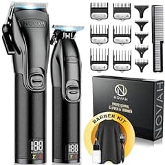 NOVAH Grooming Professional Hair Clippers and Trimmer Set