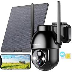 SeeVision Solar-Powered 3MP Cellular Security Camera