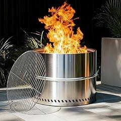 HGD Smokeless Portable Firepit with Grill
