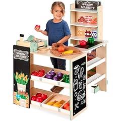 Wooden Supermarket Toy Set for Kids
