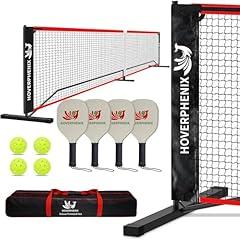 Hoverphenix Pickleball Set with Portable Net System