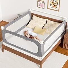 PNXDFC Queen Size Toddler Bed Rails Set