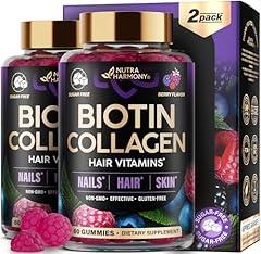 NutraHarmony Biotin and Collagen Gummies