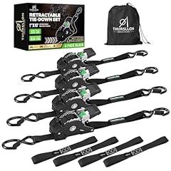 THURSLLON Retractable Ratchet Straps 4-Pack