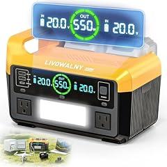 LIVOWALNY 550W Portable Power Station for Dewalt