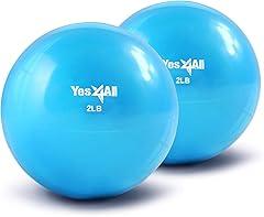 Yes4All Soft Weighted Toning Ball 2lb Pair