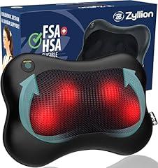 Zyllion Shiatsu Cordless Rechargeable Massager Pillow ZMA-13RB