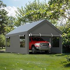 JY QAQA Heavy Duty Carport 12x20 FT
