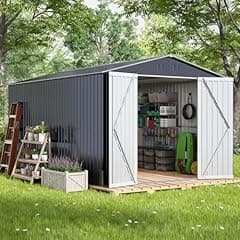 HOGYME Outdoor Storage Shed 8x12 FT