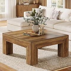 Tribesigns Rustic Brown Coffee Table