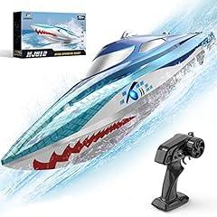 DEERC High Speed RC Boat with LED Lights