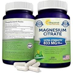 aSquared Nutrition Magnesium Citrate 833mg Supplement