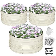 WORKPRO Galvanized Raised Garden Bed Set