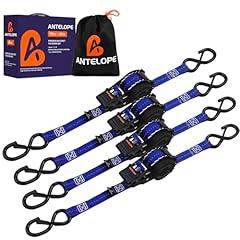 Antelope Auto Retractable Ratchet Straps 4-Pack