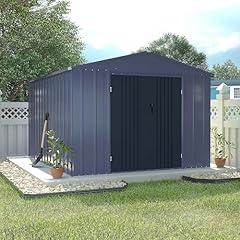 VEIKOU 8x10FT Metal Storage Shed