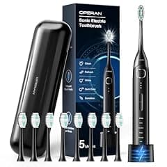 Operan Rechargeable Sonic Electric Toothbrush Black