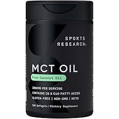 Sports Research Keto MCT Oil - 240 Softgels